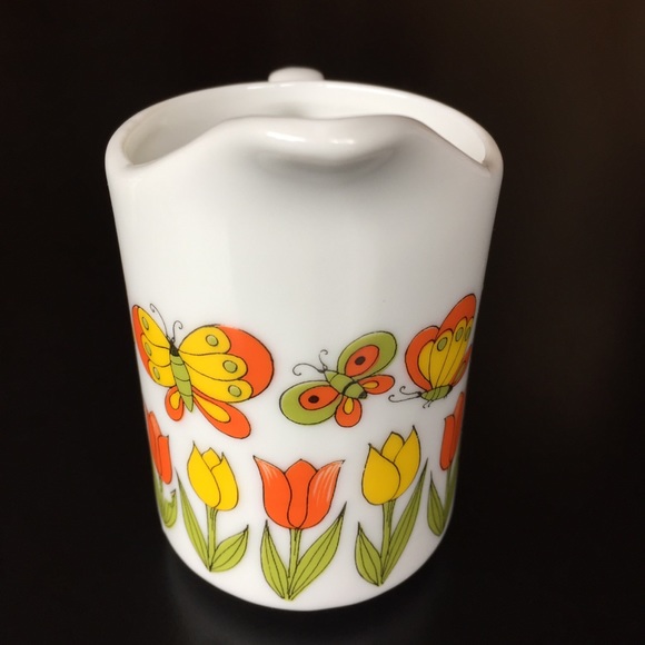 Vintage 1970s cream & sugar set - Picture 3 of 14